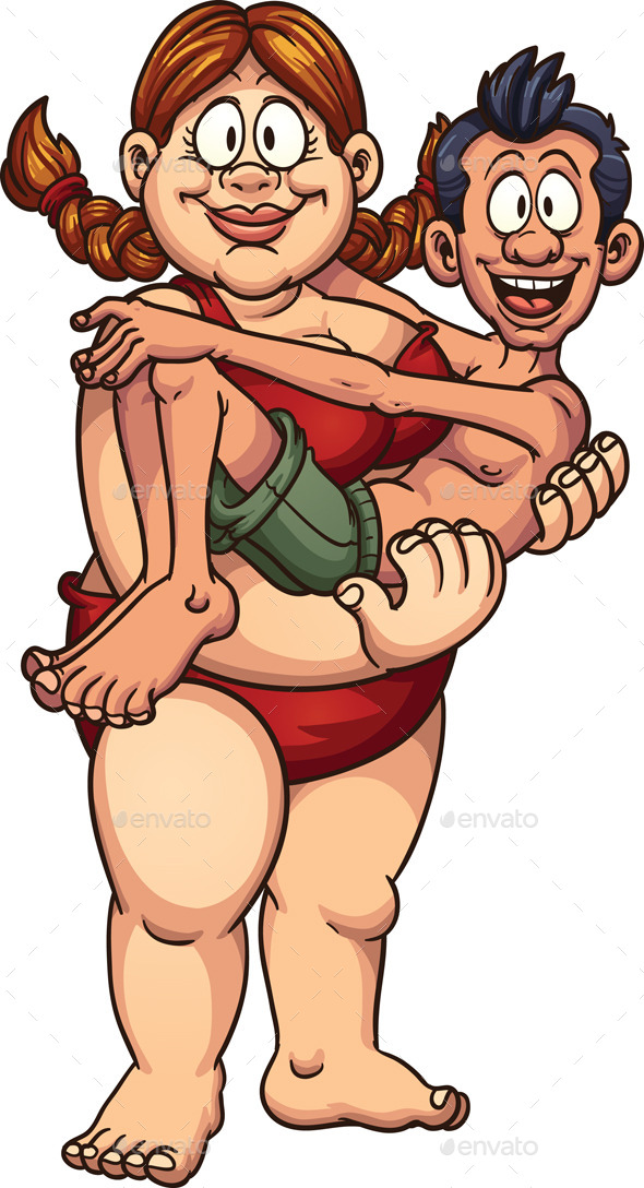GraphicRiver Cartoon Couple 9255050 GraphicRiver Cartoon Couple 9255050