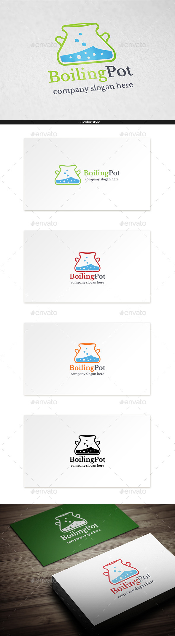 GraphicRiver Boiling Pot Logo Template 9255231 GraphicRiver Boiling Pot Logo Template 9255231