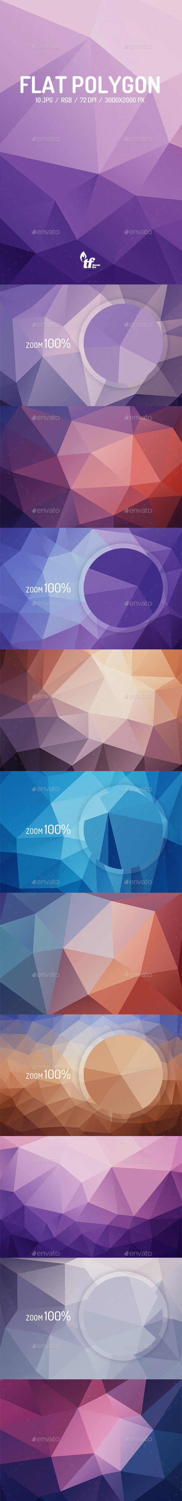 GraphicRiver 10 Different Flat Poly Backgrounds 9255581 GraphicRiver 10 Different Flat Poly Backgrounds 9255581