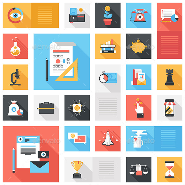 GraphicRiver Business Icons 9255680 GraphicRiver Business Icons 9255680