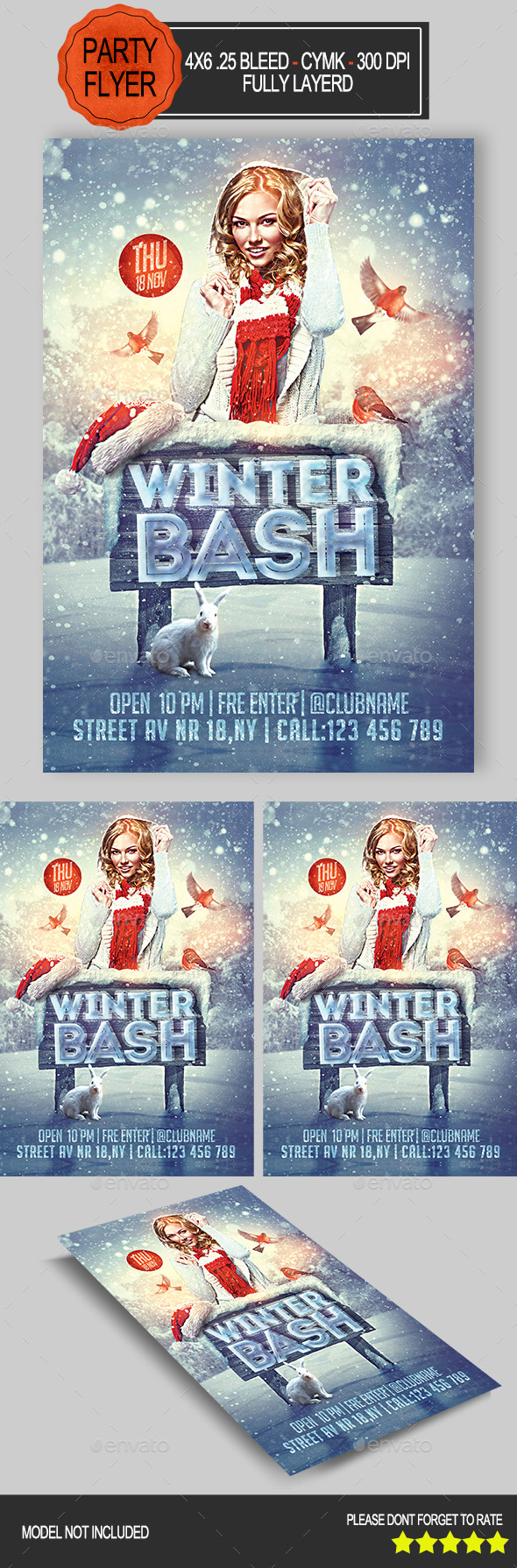 GraphicRiver Winter Bash Party Flyer 9255685 GraphicRiver Winter Bash Party Flyer 9255685