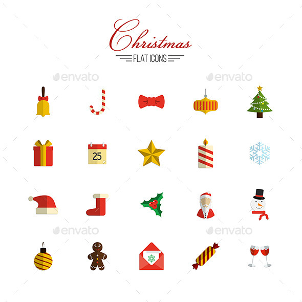 Christmas Icons Set Christmas Icons Set
