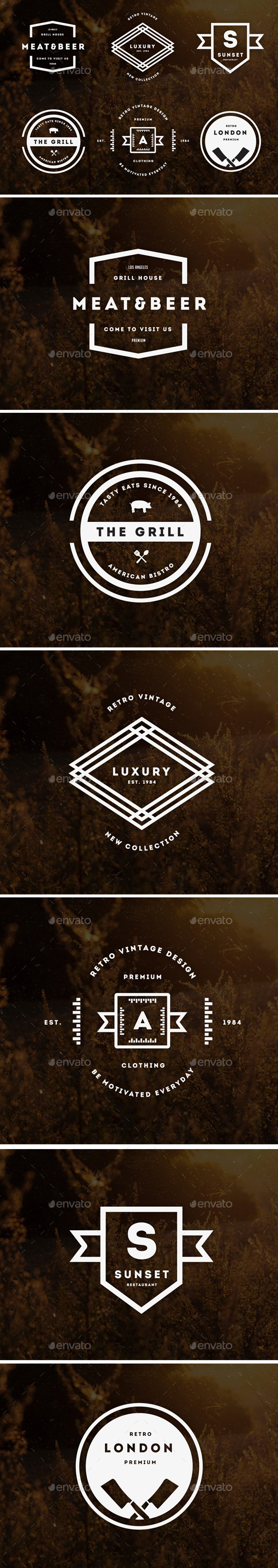 GraphicRiver Vintage Labels & Badges Logos V23 9257260 GraphicRiver Vintage Labels & Badges Logos V23 9257260
