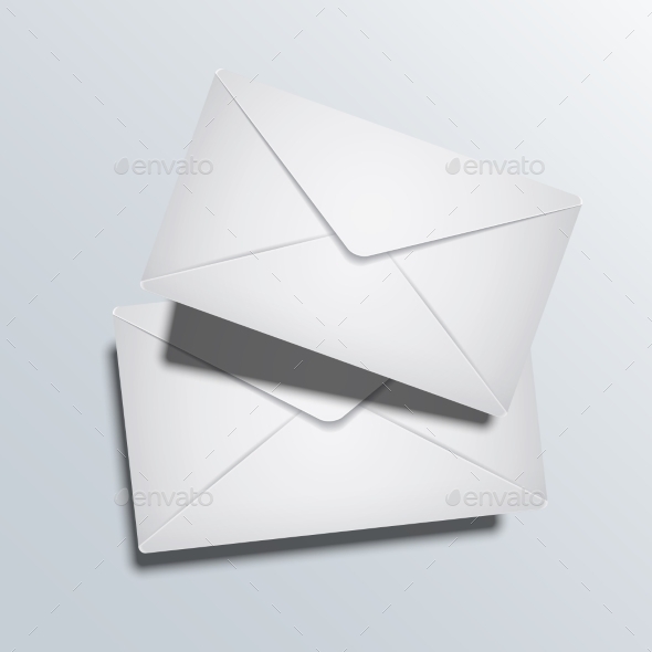 GraphicRiver Vector Modern Two Envelope on Gray Background 9257409 GraphicRiver Vector Modern Two Envelope on Gray Background 9257409