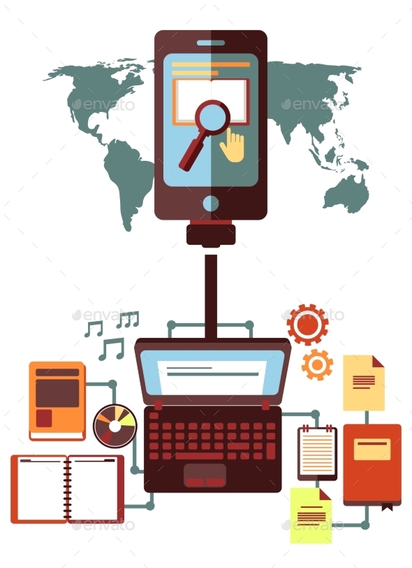 GraphicRiver Online Education and Research Flat Design 9258547 GraphicRiver Online Education and Research Flat Design 9258547