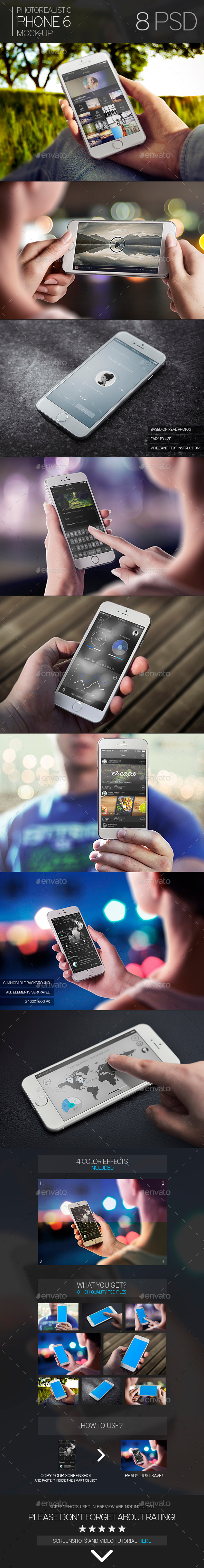 GraphicRiver Photorealistic Phone 6 Mock-Up 9213379 GraphicRiver Photorealistic Phone 6 Mock-Up 9213379