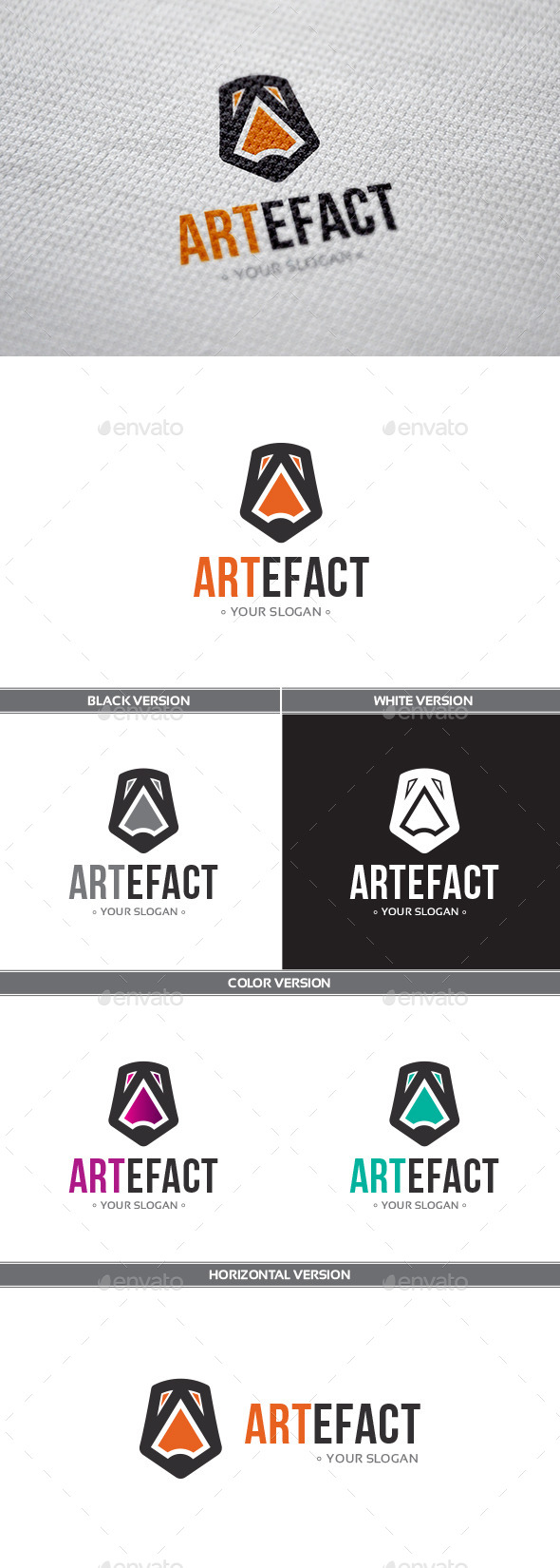 GraphicRiver Artefact Logo 9259627 GraphicRiver Artefact Logo 9259627