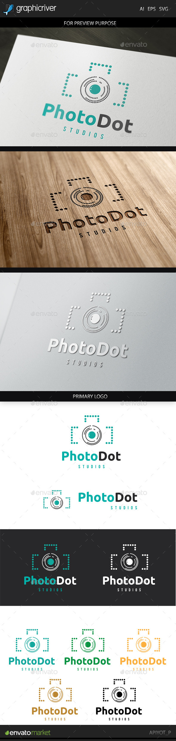 GraphicRiver Ptotodot Logo 9259724 GraphicRiver Ptotodot Logo 9259724