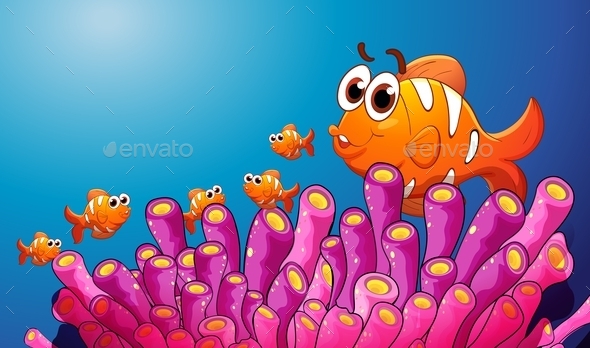 GraphicRiver Fish in Blue Water 9259741 GraphicRiver Fish in Blue Water 9259741