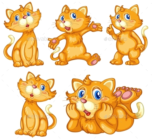 GraphicRiver Cat Set 9259916 GraphicRiver Cat Set 9259916