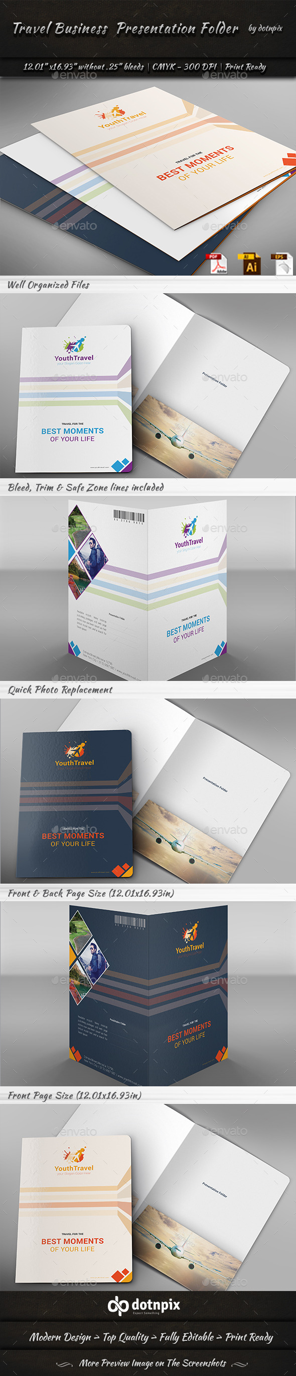 GraphicRiver Travel Business Presentation Folder 9260109 GraphicRiver Travel Business Presentation Folder 9260109