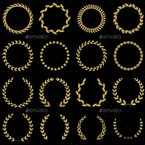 GraphicRiver Laurel Wreaths Collection 9260375 GraphicRiver Laurel Wreaths Collection 9260375