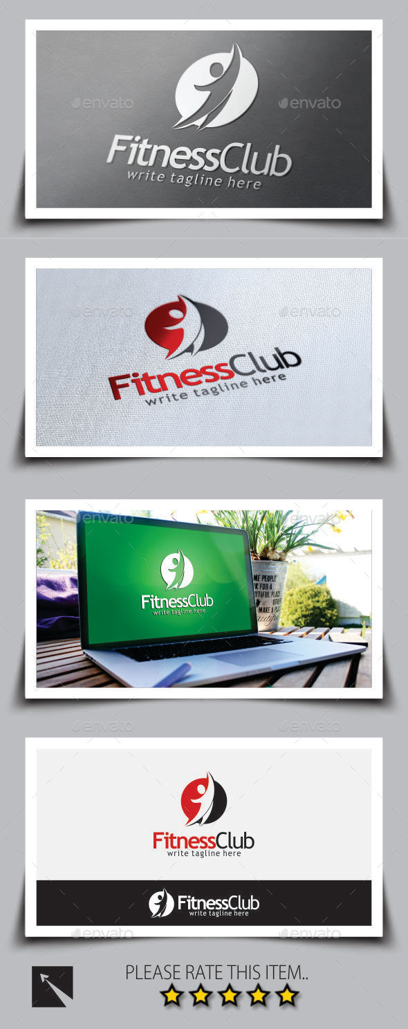 Fitness Club V2.0  Logo Template