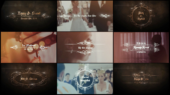 Elegant Wedding Titles Pack Elegant Wedding Titles Pack