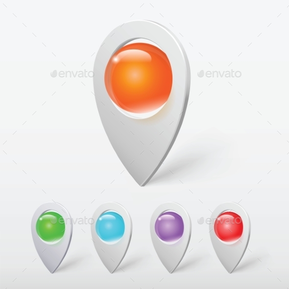 GraphicRiver Realistic Crystal Ball Colorful Pointers or Pins V 9262012 GraphicRiver Realistic Crystal Ball Colorful Pointers or Pins V 9262012
