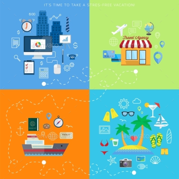 GraphicRiver Summer vacation plan abstract vector background wi 9262542 GraphicRiver Summer vacation plan abstract vector background wi 9262542