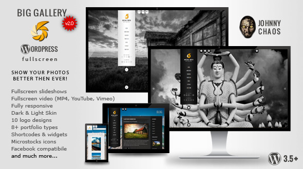 BIG Gallery WP Fullscreen Photography Portfolio BIG Gallery WP Fullscreen Photography Portfolio