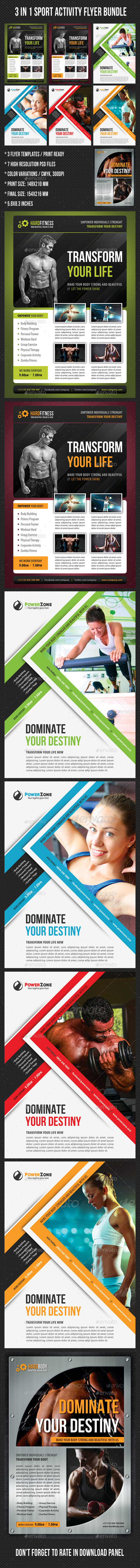 GraphicRiver 3 in 1 Sport Activity Flyer Bundle 10 9263243 GraphicRiver 3 in 1 Sport Activity Flyer Bundle 10 9263243