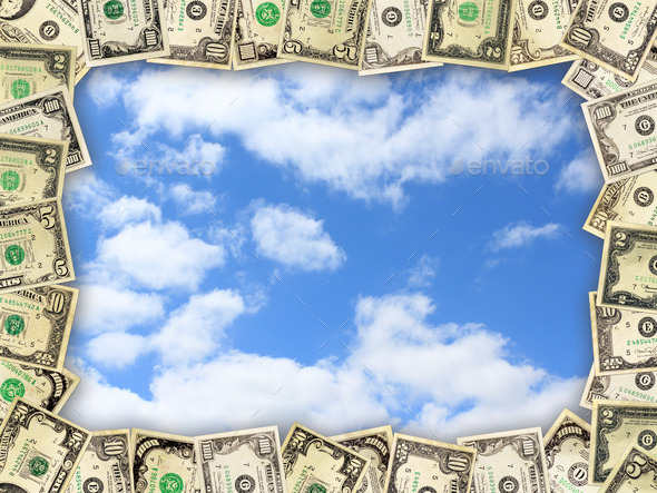 Frame from the dollars on the blue sky (Misc) Photo Download