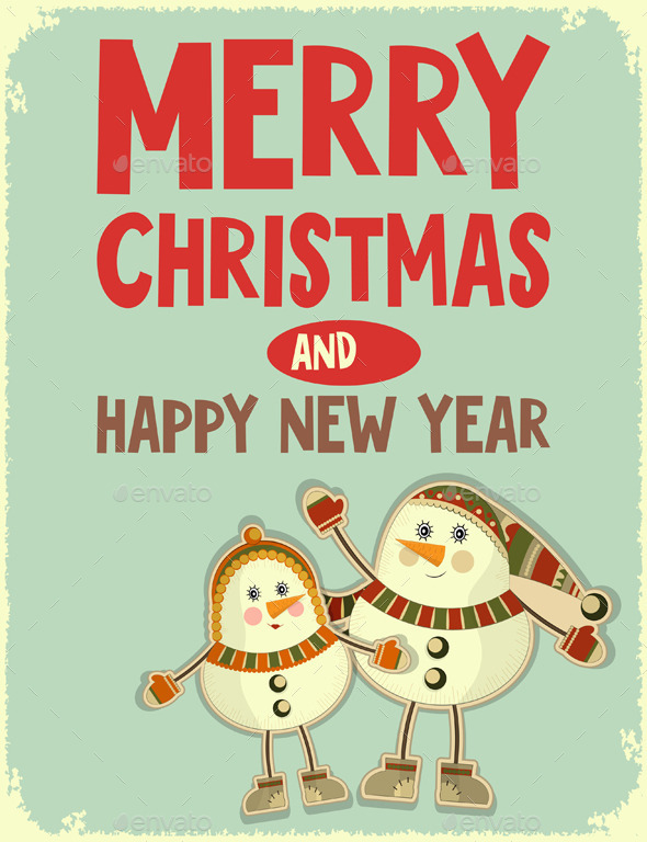 Merry Christmas Greeting Card