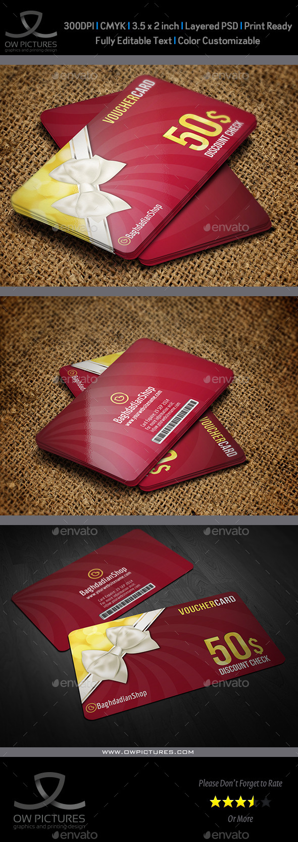 GraphicRiver Gift Voucher Card Template Vol 14 9265842 GraphicRiver Gift Voucher Card Template Vol 14 9265842