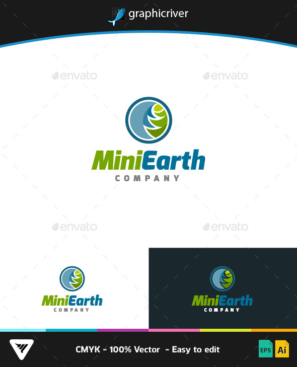 GraphicRiver Mini Earth Logo 9266035 GraphicRiver Mini Earth Logo 9266035