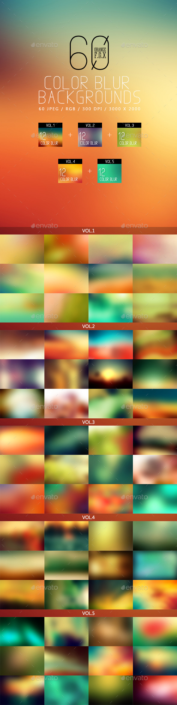 GraphicRiver 60 Color Blur Backgrounds Bundle 9215126 GraphicRiver 60 Color Blur Backgrounds Bundle 9215126