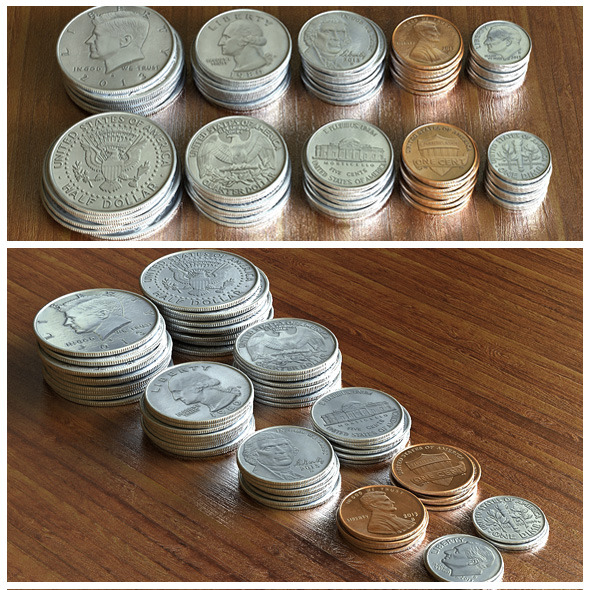 US Dollar Coins Set US Dollar Coins Set