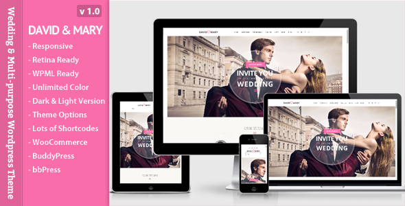ThemeForest David & mary- Wedding & Multi-purpose Theme 8950791 ThemeForest David & mary- Wedding & Multi-purpose Theme 8950791