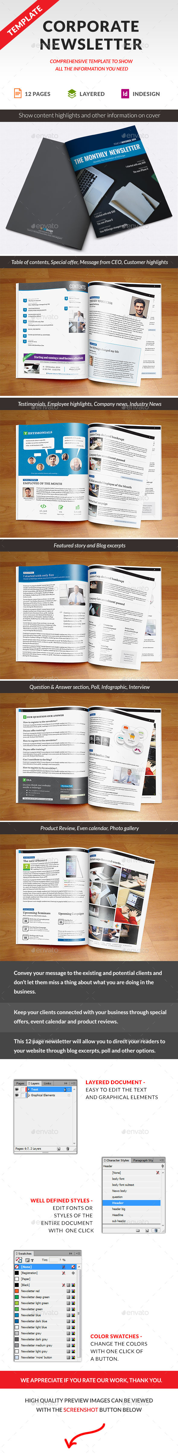 GraphicRiver Corporate Newsletter Indesign Template 9220216 GraphicRiver Corporate Newsletter Indesign Template 9220216