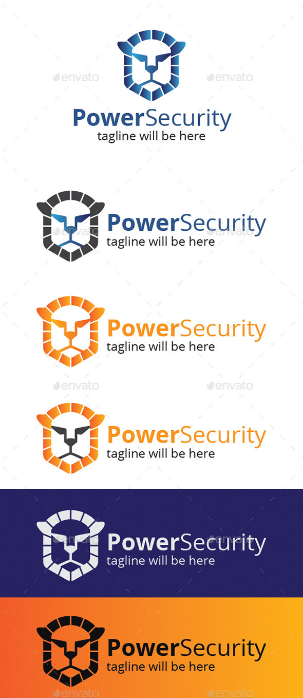 GraphicRiver Power Security Logo 9268048 GraphicRiver Power Security Logo 9268048