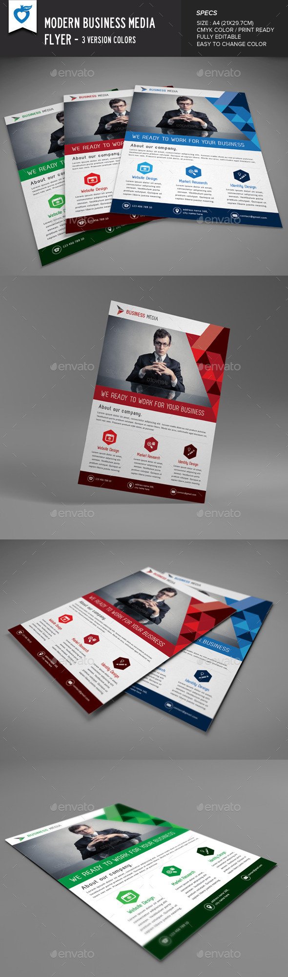 GraphicRiver Modern Business Media Flyer 9268982 GraphicRiver Modern Business Media Flyer 9268982