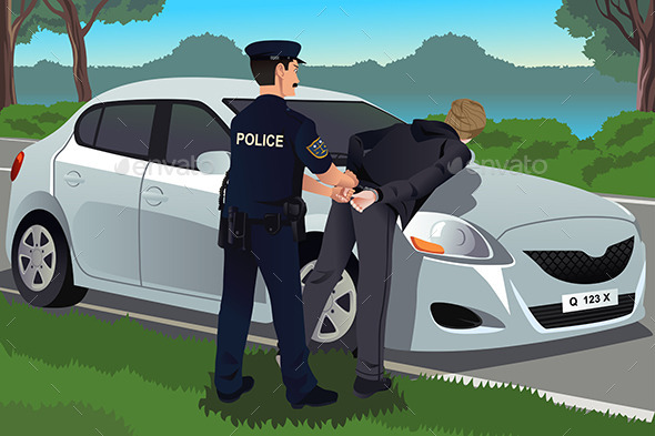 GraphicRiver Cop Handcuffs a Law-Breaker 9269200 GraphicRiver Cop Handcuffs a Law-Breaker 9269200