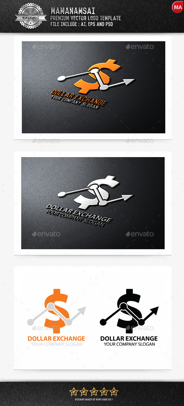 GraphicRiver Dollar Exchange Logo 9269208 GraphicRiver Dollar Exchange Logo 9269208