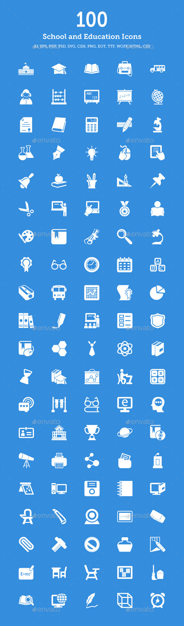 GraphicRiver School and Education Vector Icons 9270123 GraphicRiver School and Education Vector Icons 9270123