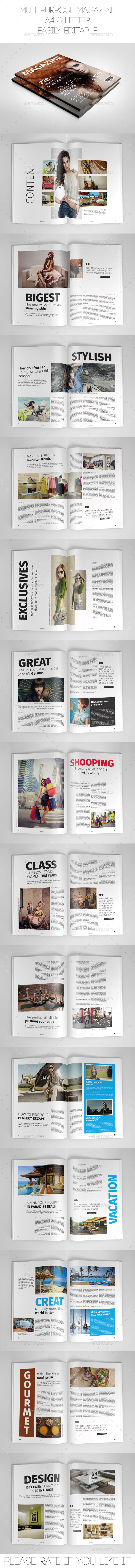 GraphicRiver Multipurpose Magazine 9270263 GraphicRiver Multipurpose Magazine 9270263