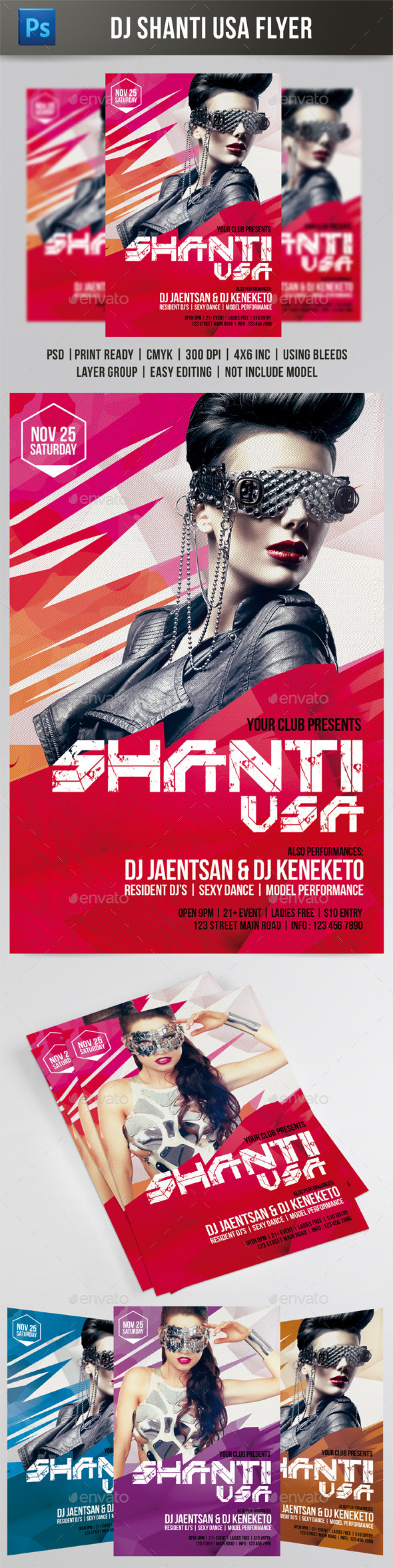 Shanti USA Flyer (Events)