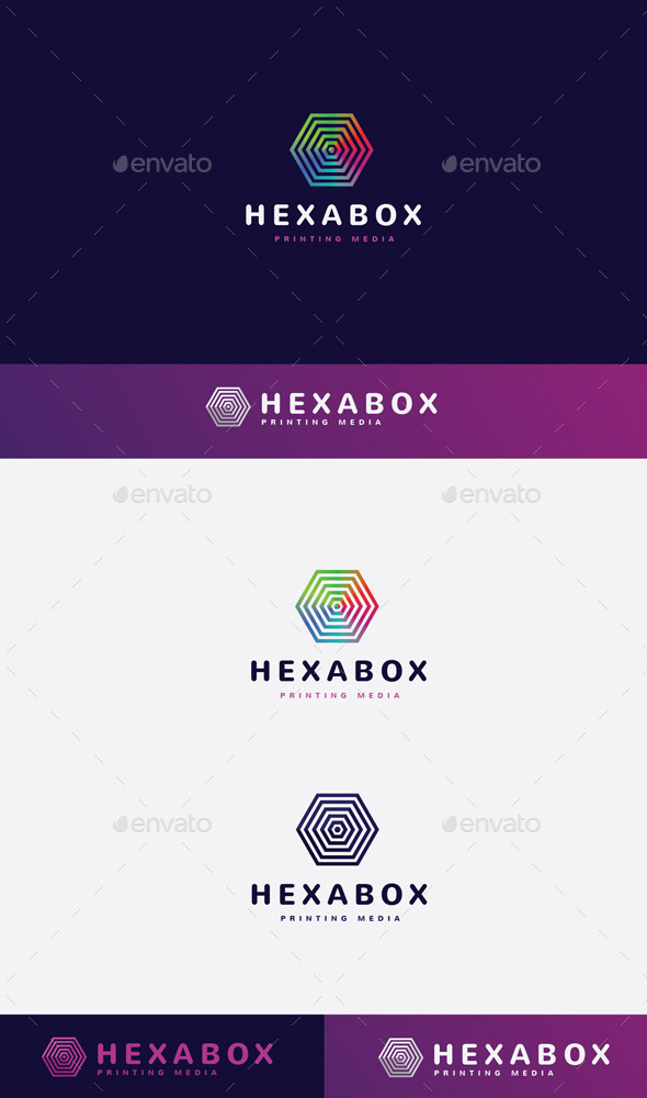 GraphicRiver Hexa Box Logo 9272125 GraphicRiver Hexa Box Logo 9272125
