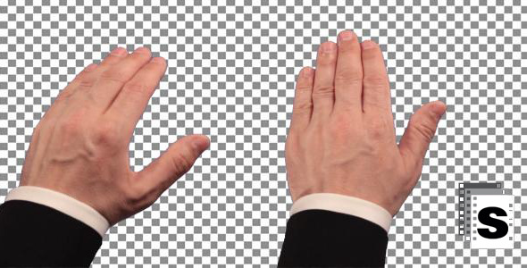 Touch Screen Hand Gestures Businessman Touch Screen Hand Gestures Businessman
