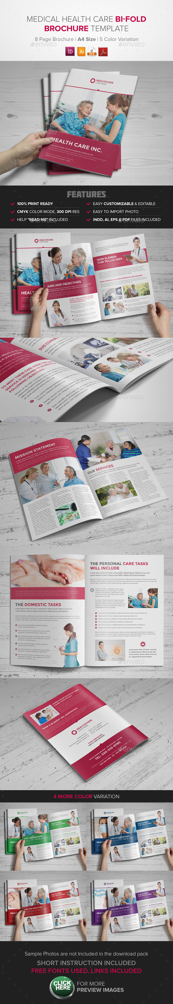 GraphicRiver Medical Health Care Bifold Brochure InDesign 9272838 GraphicRiver Medical Health Care Bifold Brochure InDesign 9272838