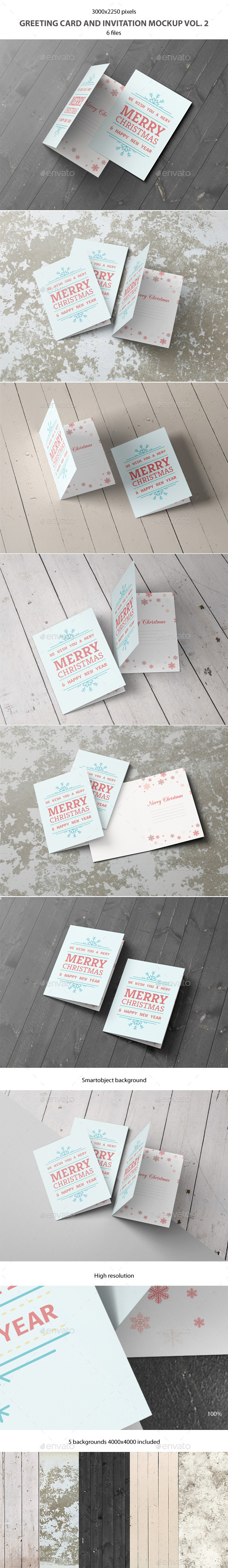 GraphicRiver Greeting Card and Invitation Mockup Vol 2 9273315 GraphicRiver Greeting Card and Invitation Mockup Vol 2 9273315