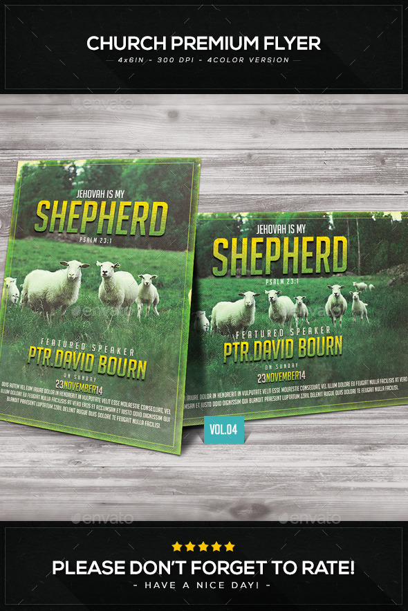 GraphicRiver Church Premium Flyer V.4 9273600 GraphicRiver Church Premium Flyer V.4 9273600