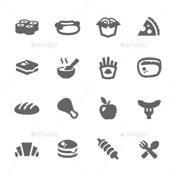 GraphicRiver Fast Food Icons 9273645 GraphicRiver Fast Food Icons 9273645