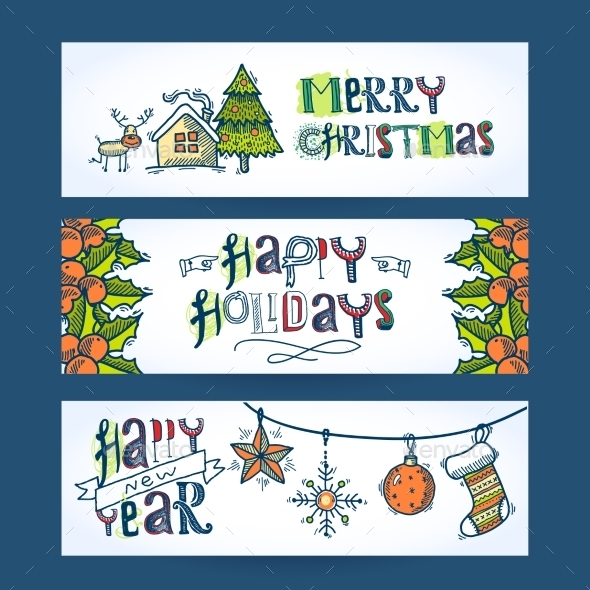 Christmas Horizontal Banners (Christmas)