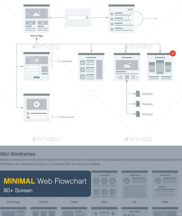 GraphicRiver Minimal Web Flowchart 9258170 GraphicRiver Minimal Web Flowchart 9258170