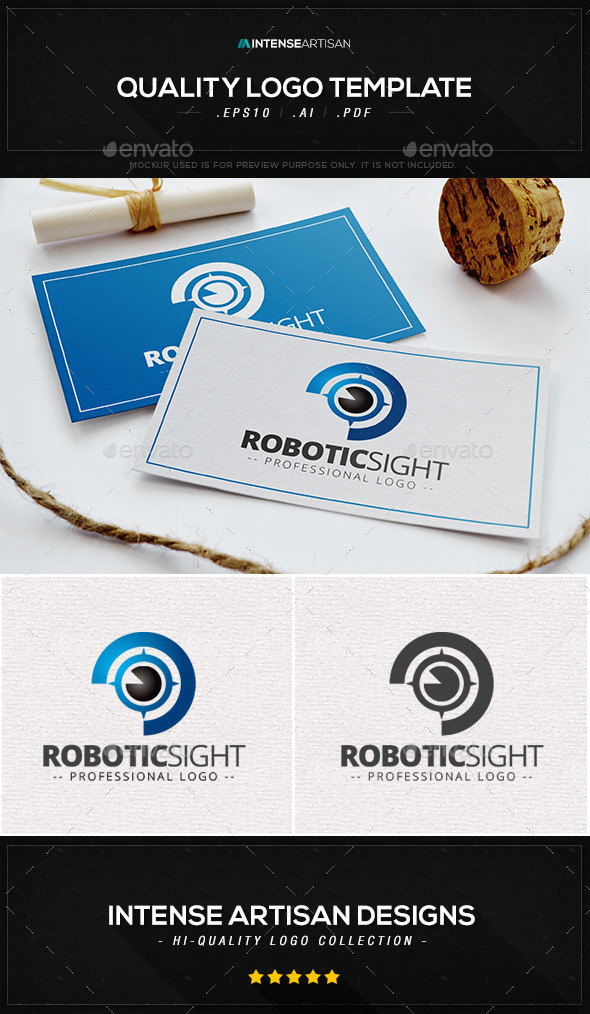 GraphicRiver Robotic Sight Logo Template 9273910 GraphicRiver Robotic Sight Logo Template 9273910