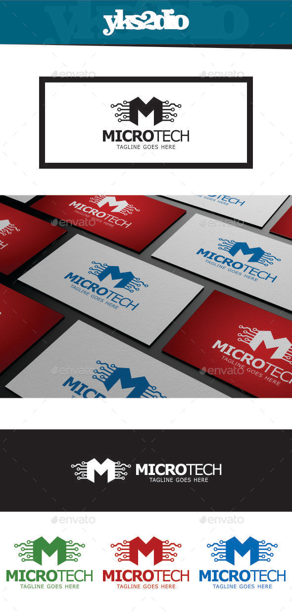 GraphicRiver Letter M Microtech Logo 9275680 GraphicRiver Letter M Microtech Logo 9275680