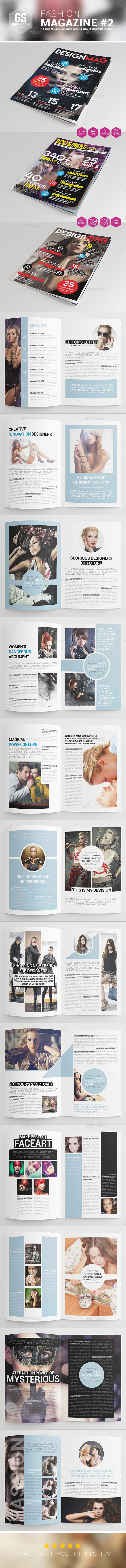 GraphicRiver Fashion Magazine #2 9276566 GraphicRiver Fashion Magazine #2 9276566
