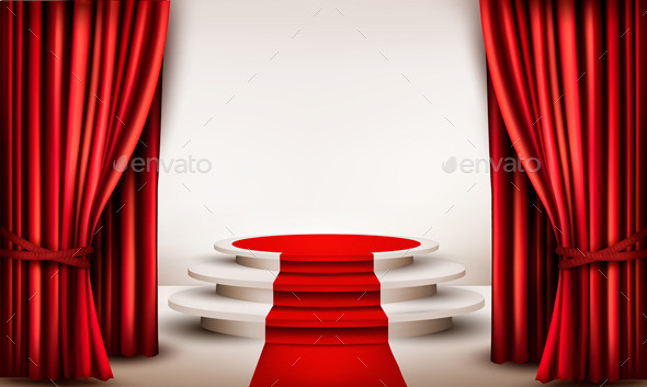 GraphicRiver Background with Curtains and Red Carpet 9276804 GraphicRiver Background with Curtains and Red Carpet 9276804