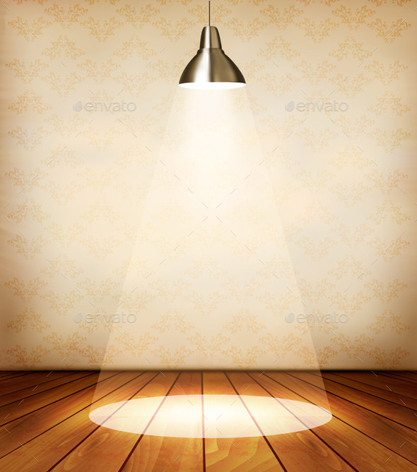GraphicRiver Showroom with Wooden Floor Board and Light 9276821 GraphicRiver Showroom with Wooden Floor Board and Light 9276821